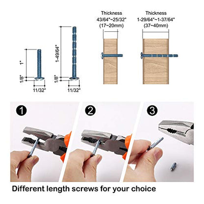 Amerdeco 10 Pack Brushed Gold Cabinet Knobs 1.2" - color: Brushed Gold, size: Knob