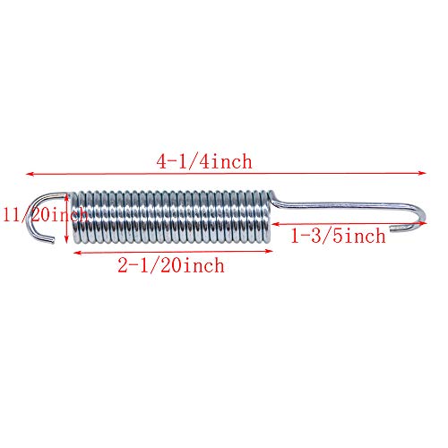 Yoogu 4-1/4" Overall Length Recliner Sofa Chair Spring Replacement | 2 PCS - size: 4-1/4 Inch