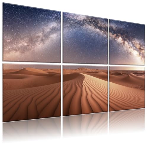 Decorative Acoustic Panels 6 Pack, 72"x48" - Desert Stars Print - color: Desert Stars, size: 72 X 48 Inches