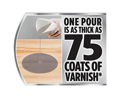 Varathane Super Glaze High Gloss Classic Gray Epoxy - color: Classic Gray