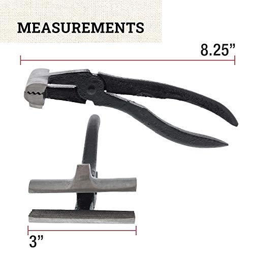 U.S. Art Supply Canvas Stretcher Pliers - Cast Iron Tool