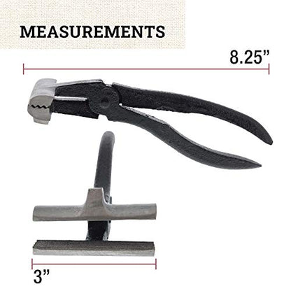 U.S. Art Supply Canvas Stretcher Pliers - Cast Iron Tool