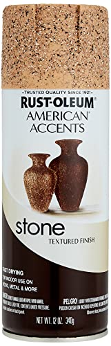Rust-Oleum 7994830 Stone Creations Spray, 12 oz, Sienna Stone - color: Sienna Stone, size: 12 Ounce (Pack of 1)