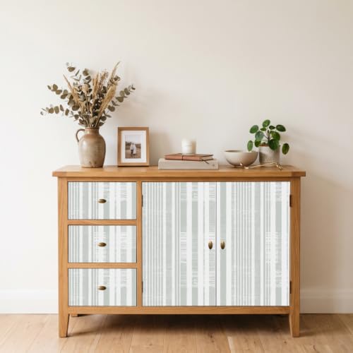 Peel and Stick Wallpaper, Light Grey Distressed Vertical Stripe Pattern, 118in x 17.7in, Waterproof Vinyl, Removable Reusable, Eco-Friendly, for Bedroom Living Room Rental Apartment - color: Dark4, size: 17.7" x 118.1"
