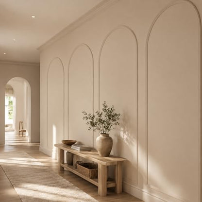 Colingmill 3 Set 32 x 78 Inch Arch Wall Molding Kit Peel Stick Wall Panels - size: 32 x 78 Inch, style: Stylish Style