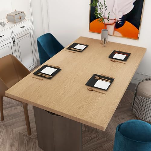 Boobest Light Brown Wood Wallpaper Peel and Stick Wood Look Contact Paper - color: Brown, size: 15.7" x 196.8"
