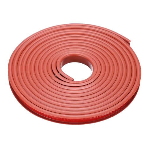 uxcell U-Shape Edge Banding, 9.8ft x 9mm TPE Self-Adhesive Veneer Edging, Plywood Edge Trim Flexible Furniture Edge Protector for Countertop Cabinet Shelf Repair Restoration (Brown) - color: Red Brown, size: 9mm