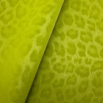 Faux Leather Leopard Roll 32 x 137 cm(12 x 54 inches) Multipurpose Synthetic Faux Leather for DIY Crafts, Earrings, Wallets, Bows, Cosmetic Bags, Handbags - Craft Making Supply (Green) - color: Green