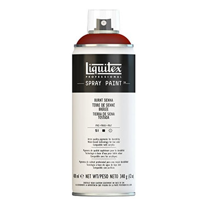 Liquitex Professional Spray Paint, 12-oz (400ml), Burnt Sienna - color: Burnt Sienna, size: 12 Ounce (Pack of 1)