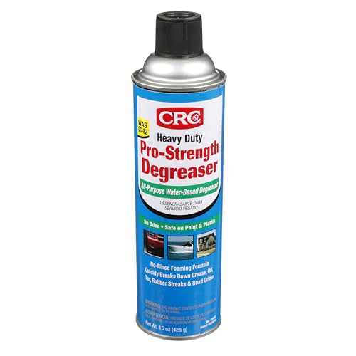 CRC 05482 Heavy Duty Pro-Strength Degreaser, All-Purpose Water-Based Degreaser, Odorless, Safe on Paint and Plastic, 15oz, [1 Pack] - size: 15 Fl Oz (Pack of 1)