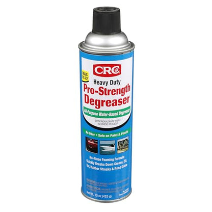 CRC 05482 Heavy Duty Pro-Strength Degreaser, All-Purpose Water-Based Degreaser, Odorless, Safe on Paint and Plastic, 15oz, [1 Pack] - size: 15 Fl Oz (Pack of 1)