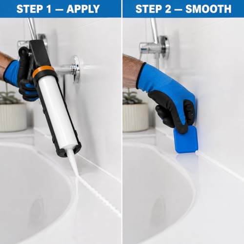 7-Piece Caulking Kit with Caulk Gun