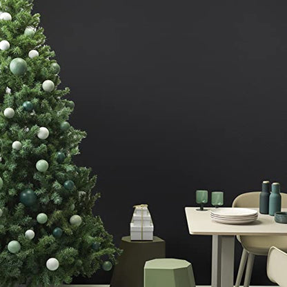 23.6 in x 236.2 in Black Wallpaper Black Peel and Stick Wallpaper - color: Black, size: 23.6" x 236.2"