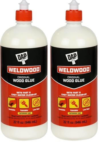 qt Dap 00492 Weldwood Original Wood Glue (Pack of 2) - size: 32 Oz (Pack of 2)