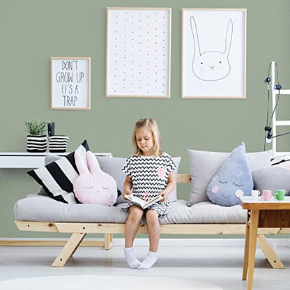 Sage Green Wallpaper Stick and Peel Green Contact Paper Removable Wallpaper - color: Sage Green, size: 17.7" x 118"