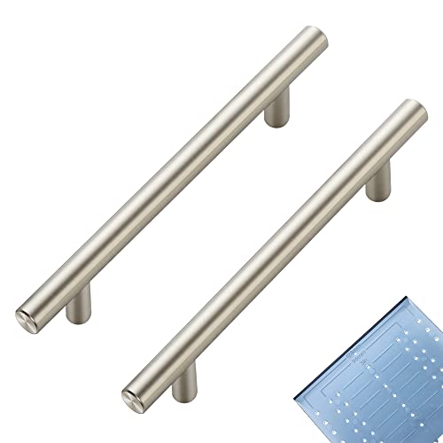 Ravinte Brushed Nickel Cabinet Pulls, Cabinet Handles, 5 Inch CC, 30 Pack - size: 7.38 Inch (5 Inch Hole Center)