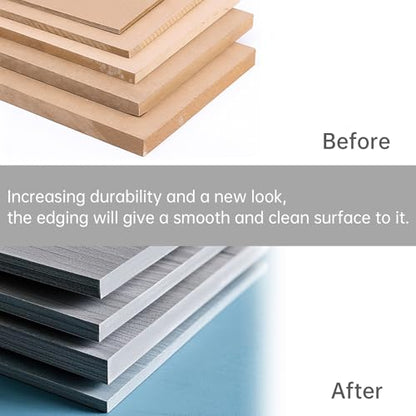 Melamine Edge Banding 3/4in x 50ft Adhesive Gray Veneer Edging