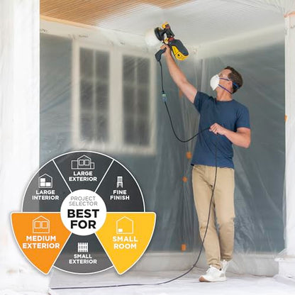 Wagner Spraytech FLEXiO 1500 HVLP Paint & Stain Sprayer, iSpray Nozzle - size: FLEXiO 1500