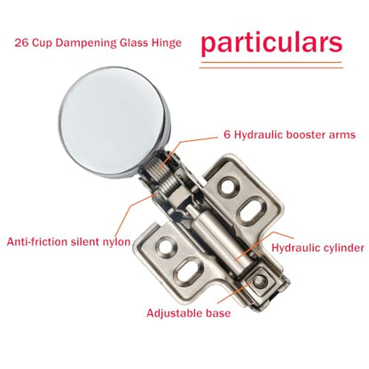 2 Piece Cabinet Hinge Diameter 26mm Hole