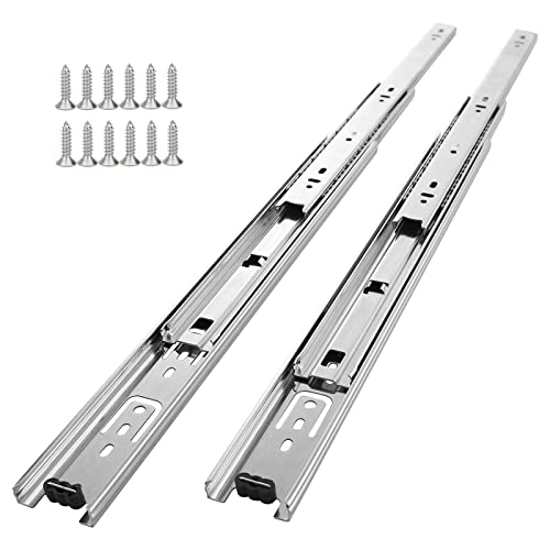 10 Pair of 16 Inch Full Extension Side Mount Drawer Slides - color: 10 sets, size: 16 Inch