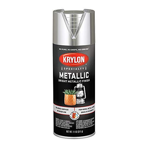Krylon 1401 Metallic Paint, 11 oz, Bright Silver (Pack of 1) - color: Bright Silver
