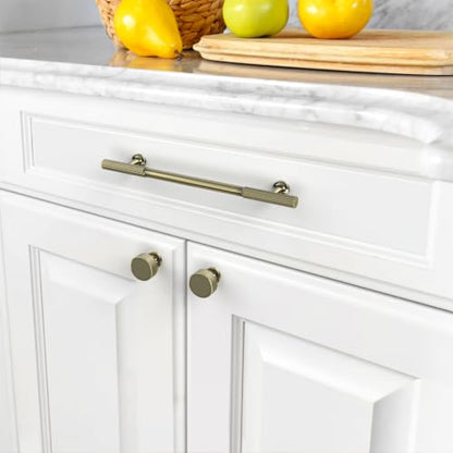 Asidrama 10 Pack 6.3 inch Brushed Antique Bronze Kitchen Cabinet Handles - color: Brushed Antique Bronze, size: 6.3" Hole Center
