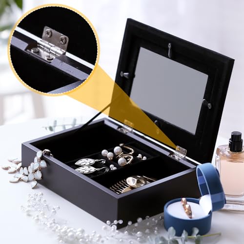 100Pcs Small Brass Hinges for Jewelry Box 10 X 8mm Mini Hinges for Crafts