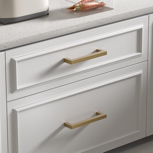 Goldenwarm 30 Pack 7-1/2 Inch Champagne Bronze Cabinet Pulls Kitchen Handle - size: 7-1/2in Hole Centers