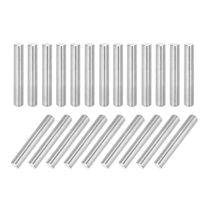 MECCANIXITY 22Pcs Dowel Pin 6mm x 40mm Shelf Support Pin 304 Stainless Steel Shelf Pegs for Shelves Cabinets Furniture Nickel Plated, Silver Tone - size: 6mm x 40mm