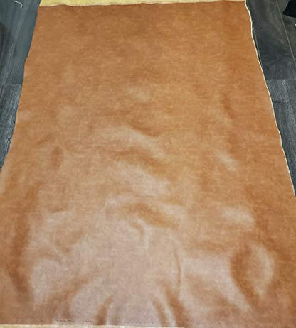 NAT Leathers | British Tan Soft Faux Vegan PU (Peta Approved Vegan) Leather by The Yard Synthetic Pleather 0.9 mm Nappa Yards (900 inch x 54 inch) Soft Smooth Upholstery (Cognac Tan, 25 Yards - color: Cognac Tan, size: 25 yards (900"x54")