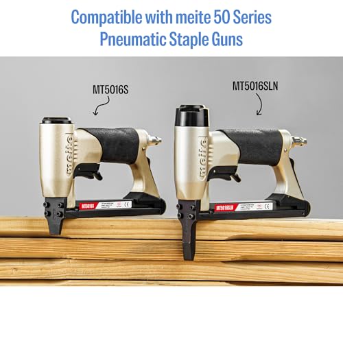 meite 20 Gauge Staples, 1/2" (12.5mm) Crown, 3/8-Inch Length, 5,040 PCS - size: 3/8" (10 mm), style: 1 Box
