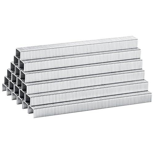 meite T50 Heavy Duty Staples, 5/16 Inch Galvanized T50 Staples for Staple Gun, 20 Gauge 3/8 Inch Crown Staple for Upholstery, Construction, Furniture (1 Case) - size: 5/16 Inch, style: 1 Case (30 Packs)