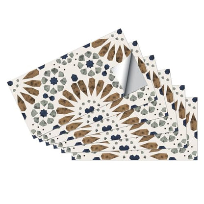 Peel and Stick Backsplash Tile Sticker, 5.91x11.81 inch, 15pcs - color: Fg-l51-hzw, size: 5.91 x 11.81 inch