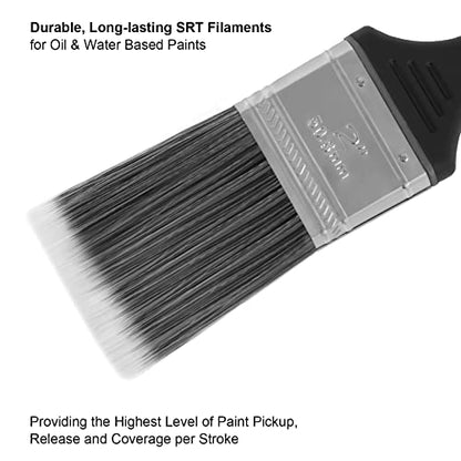 Genixart Paint Brush Set Decorating, Angled Cutting in Paintbrushes
