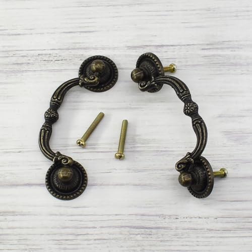BDS-HOME 2pack 3" Bronze Vintage Pulls Handles
