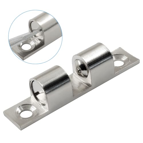 BokWin 2 Inch / 50mm Double Roller Catch Cabinet Latches, 4 Pack - size: 2 Inch / 50mm