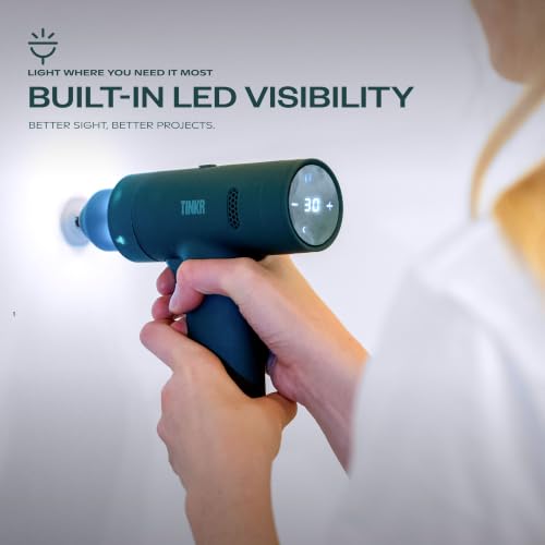 TINKR Cordless Brushless Drill 12V - Green - color: Green