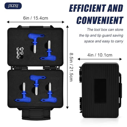 Spray Tips for Airless Sprayer,Reversible Airless Spray Tips 5 Pieces,Use Mini Boxes for Storage, Convenient to Carry(109, 213, 315, 413, 621)