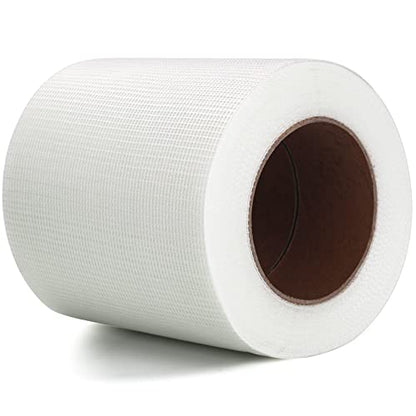 LLPT Drywall Repair Fiberglass Joint Tape, 6" x 100 Ft, White - size: 6” x 100Ft
