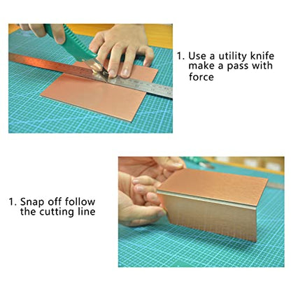 Aluminum Peel and Stick Backsplash Tile Panels - 3"x6" 40-Pack - color: Copper