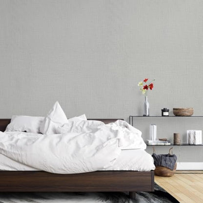 Yun-aeon Beige Grasscloth Peel and Stick Wallpaper Texture Contact Paper - color: Beige, size: 15.7" x 200"