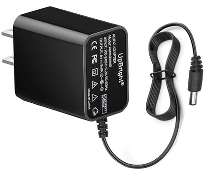 UpBright 5V AC/DC Adapter Compatible with Arrow Fastener T50DCD T50 DCD T-50 3.6V 1Ah 1000mAh Li-Ion Battery Cordless Staple Gun Electric Stapler T50DCDC 5VDC 1A Power Supply Cord Charger PSU w/Barrel