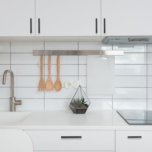 10 Pack 5 Inch Matte Black Kitchen Cabinet Handles - color: Matte Black, size: 5'' Hole Center(128mm)