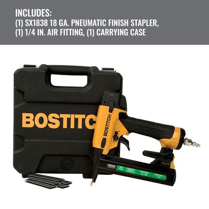 BOSTITCH 18 Gauge Narrow Crown Stapler Kit (SX1838K)