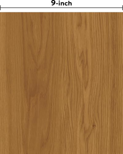 Retro Brown Wood Grain Peel and Stick Wallpaper Removable 9in×19.7ft ERT04 - color: Wood Grain Medium Brown