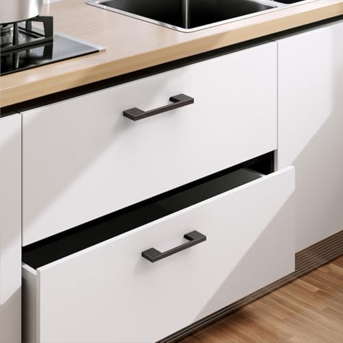 9BUILD 10 Pack Oil Rubbed Bronze Cabinet Pulls 3 Inch Kitchen Cabinet Handles, Cabinet Hardware for Cupboard Drawer Pulls - color: Oil Rubbed Bronze, size: 3"/76MM Hole Center, style: 10 Pack