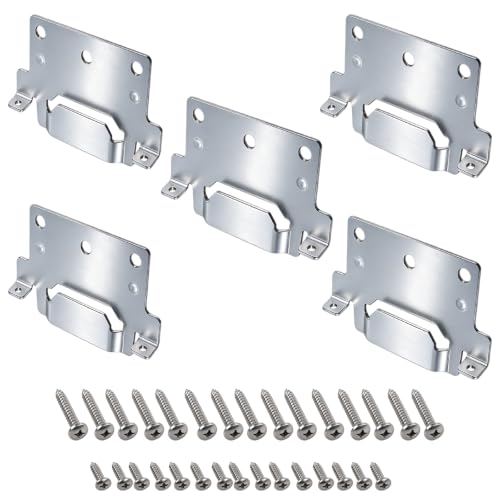 5 Pack 116791 Mounting Plates Compatible with IKEA Bed Frame Brackets
