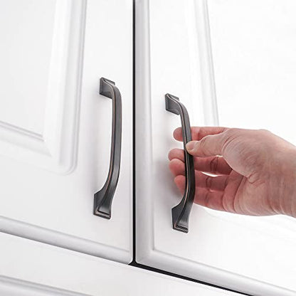 KOOFIZO 10 Pack 5 in Oil Rubbed Bronze Cabinet Pulls, Drawer Handles 1958 - color: Oil Rubbed Bronze, size: 5" CC