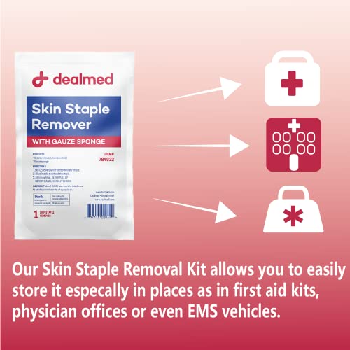 Dealmed Sterile Staple Removal Kit - Single-Use - 2 Piece Set