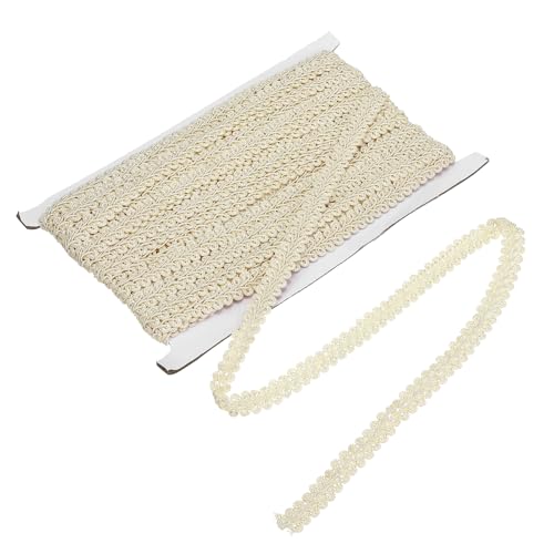 MECCANIXITY Gimp Braid Trim 1/2" x 14 Yards Polyester, Beige - color: Beige